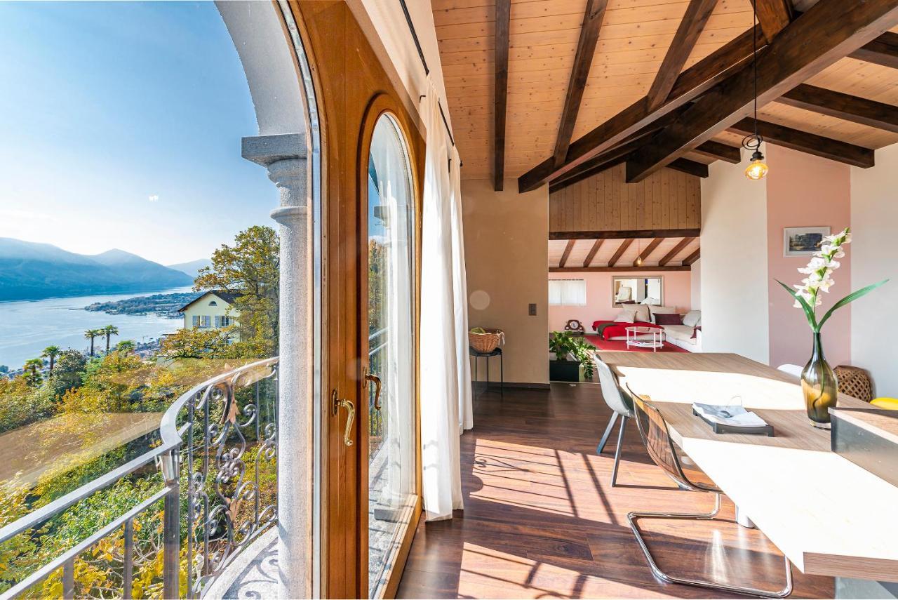 Casa Luna - Wonderful Lake View Brione sopra Minusio Bagian luar foto
