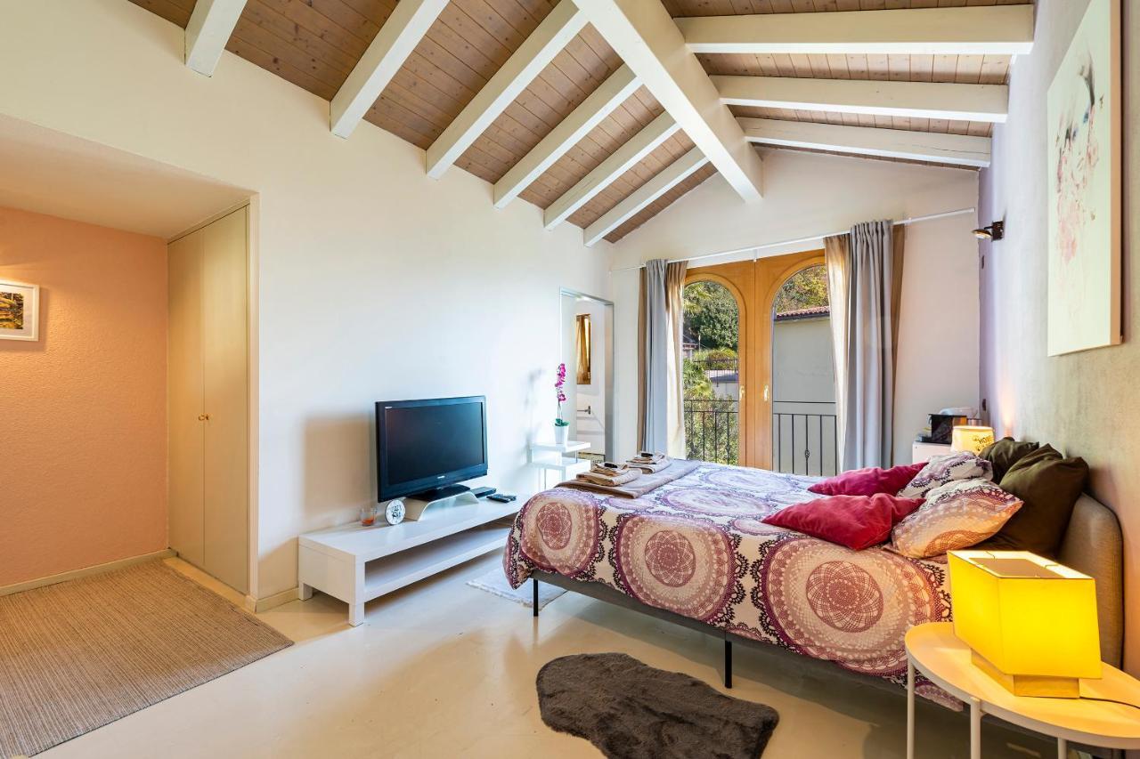Casa Luna - Wonderful Lake View Brione sopra Minusio Bagian luar foto