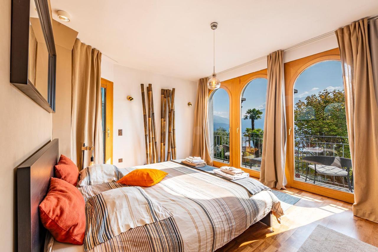 Casa Luna - Wonderful Lake View Brione sopra Minusio Bagian luar foto